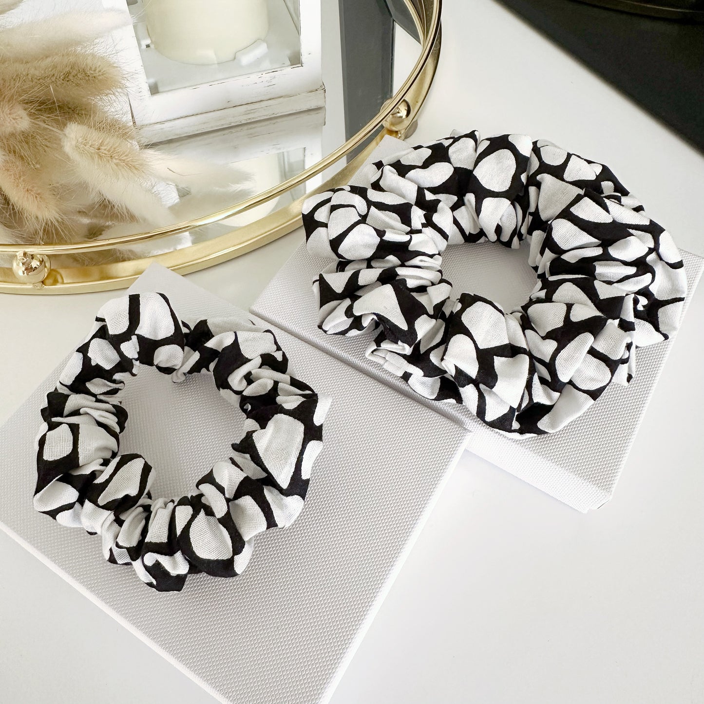 Mummy & I Scrunchie Set Abstract Terrazzo