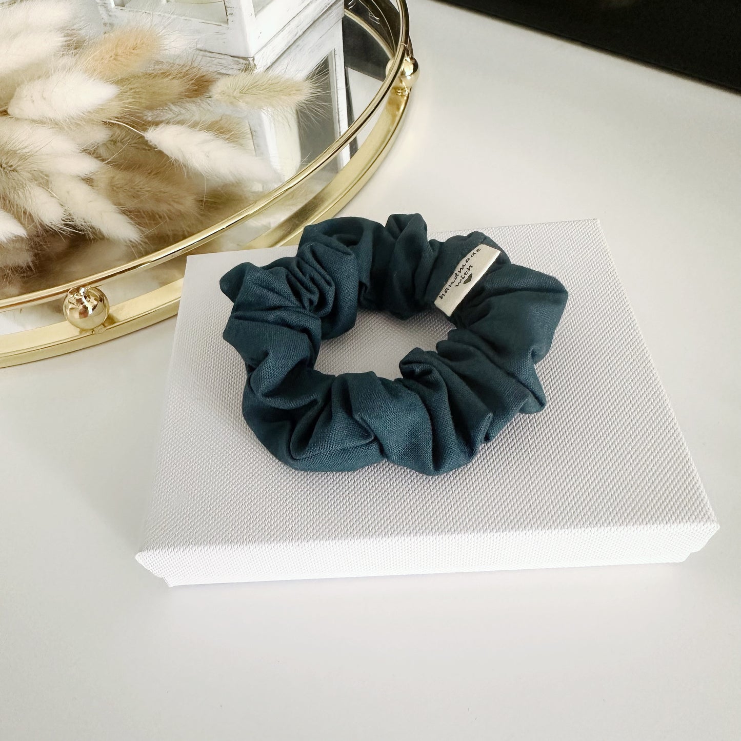 Plain Scrunchie Teal