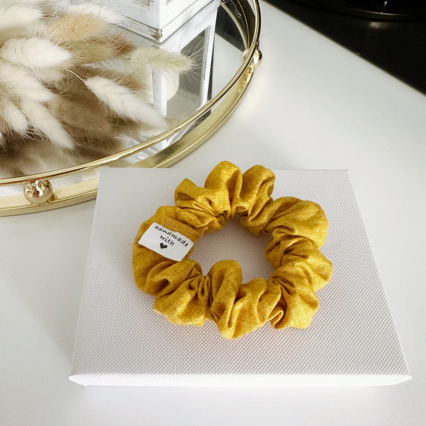 Plain Scrunchie Royal Ochre