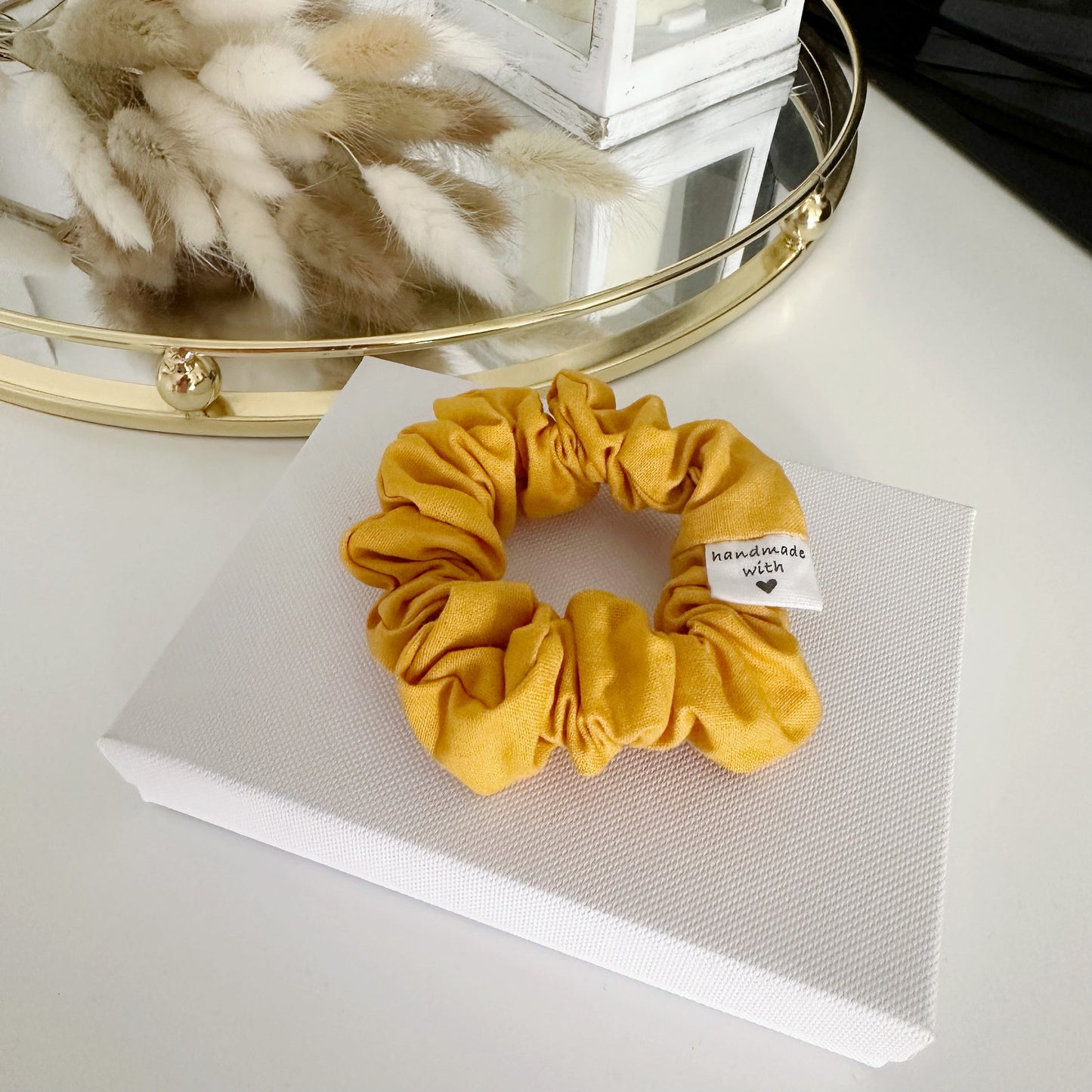 Plain Scrunchie Mustard