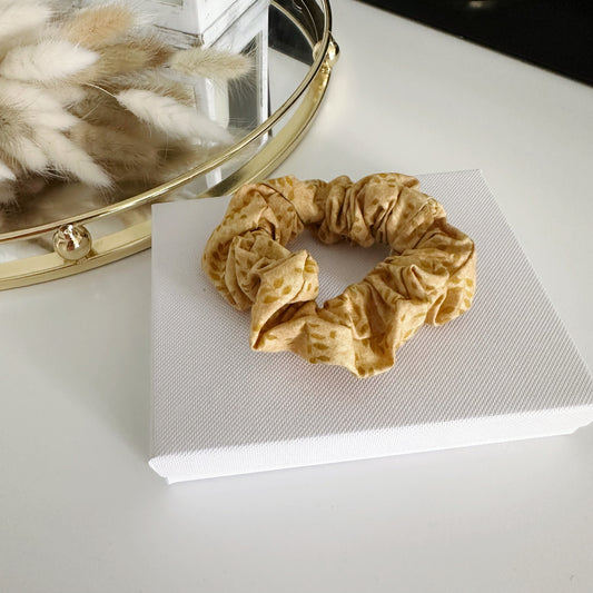 Plain Scrunchie Autumn Leaf